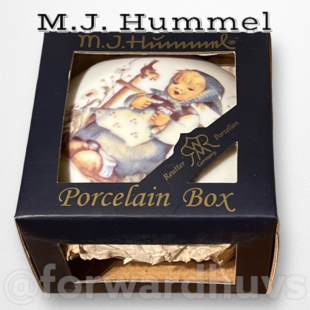 M.J. Hummel Reutter Porzellan Germany Porcelain Box